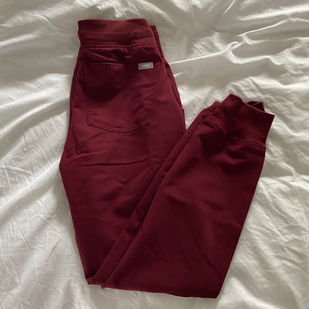 NWOT Burgundy Joggers
